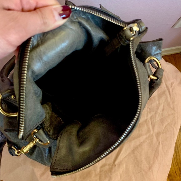 Miu Miu Vitello Lux Bow bag - mini - Picture 6 of 7